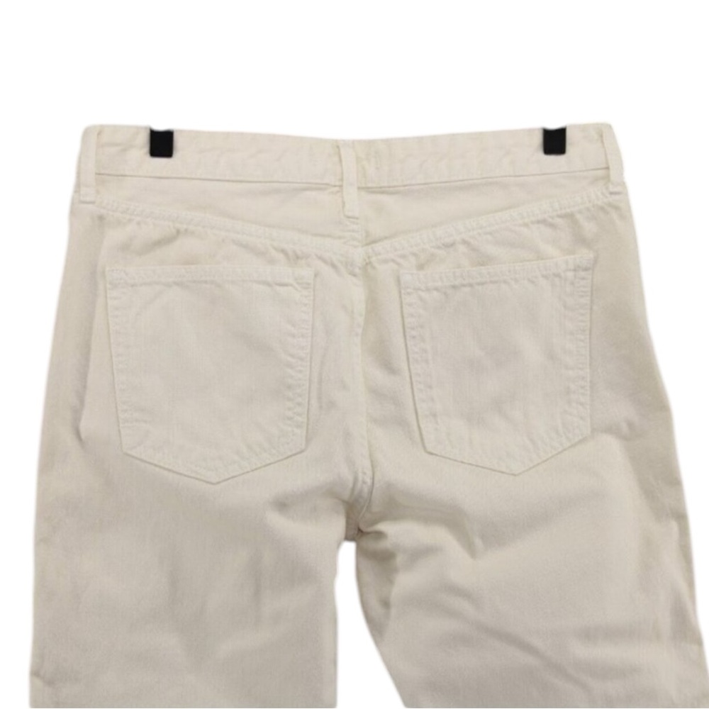 WE THE FREE Cream Boyfriend Jeans Button Fly Raw Hem Size 29 -- SUMMER STAPLE!!! - Picture 8 of 11